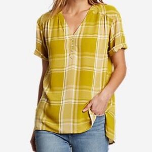 Eddie Bauer Rivierah Short-Sleeve V-Neck Top